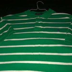 Striped POLO tee